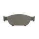 Колодки гальмівні передні BOSCH 0 986 494 987 для Audi A6 C7, A7, A8, 192.9x70.9x19.9 мм