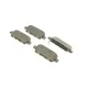 Комплект задніх гальмівних колодок BOSCH 0 986 495 089 для Nissan Juke, Leaf, Cube, Murano, Teana, X-Trail, Tiida, Pulsar