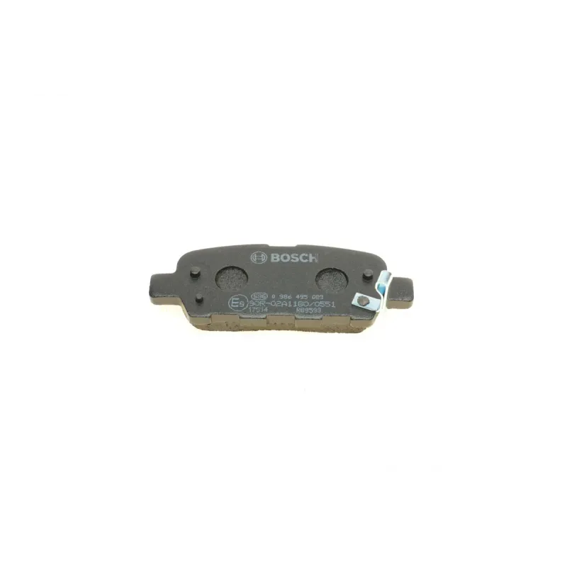 Комплект задніх гальмівних колодок BOSCH 0 986 495 089 для Nissan Juke, Leaf, Cube, Murano, Teana, X-Trail, Tiida, Pulsar