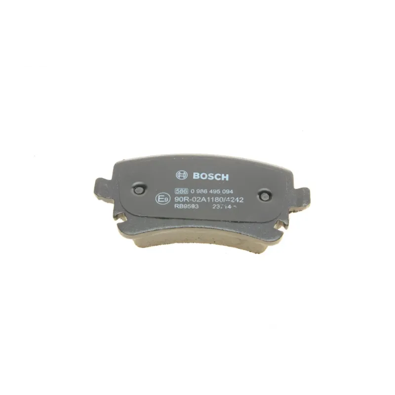 Колодки гальмівні задні BOSCH 0 986 495 094 для VW T5 Multivan/Kombi/Eurovan 2003-2009, 116.2x58.6 мм