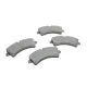Колодки гальмівні задні BOSCH 0 986 495 099 для Mercedes-Benz Sprinter 411-519CDI, VW Crafter 2006- (спарка), 20.7 мм