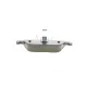 Колодки гальмівні задні BOSCH 0 986 495 105 для Mercedes-Benz C-Class W204 2007-2014, 122.5x54.6x16.7 мм
