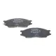 Колодки гальмівні передні BOSCH 0 986 495 146 для Nissan Almera II N16 2000-2006, 134.9x48.5 мм