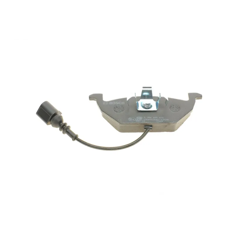 Колодки гальмівні передні BOSCH 0 986 495 213 для Audi A3, Skoda Octavia, VW Golf (+датчик)