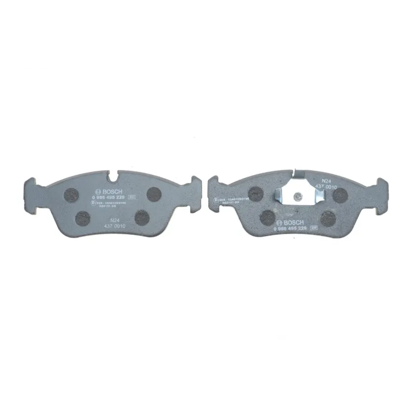 Колодки гальмівні передні BOSCH 0 986 495 229 для BMW 3 (E36/E46) 1990-2005, 151.5x57.7x17.5 мм