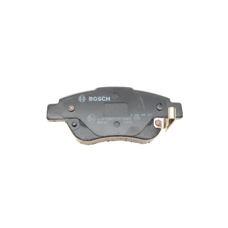 Колодки гальмівні передні BOSCH 0 986 495 237 для Opel Corsa D 2006-2014, 122.9x53 мм