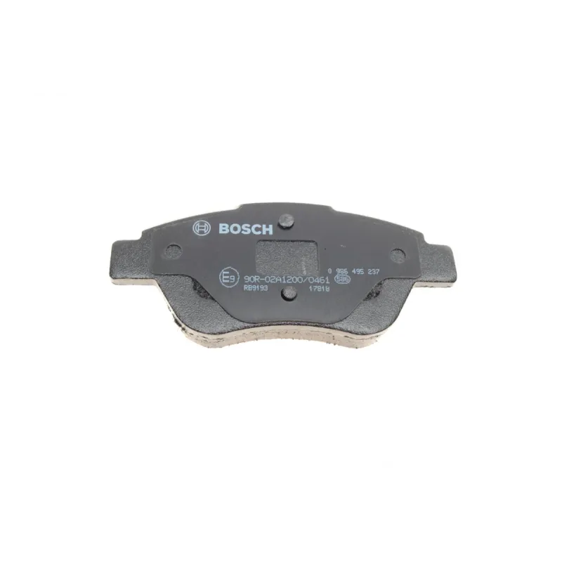 Колодки гальмівні передні BOSCH 0 986 495 237 для Opel Corsa D 2006-2014, 122.9x53 мм