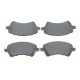 Колодки гальмівні передні BOSCH 0 986 495 243 для Toyota Corolla Altis 2002-2007, 131.7x57.3 мм