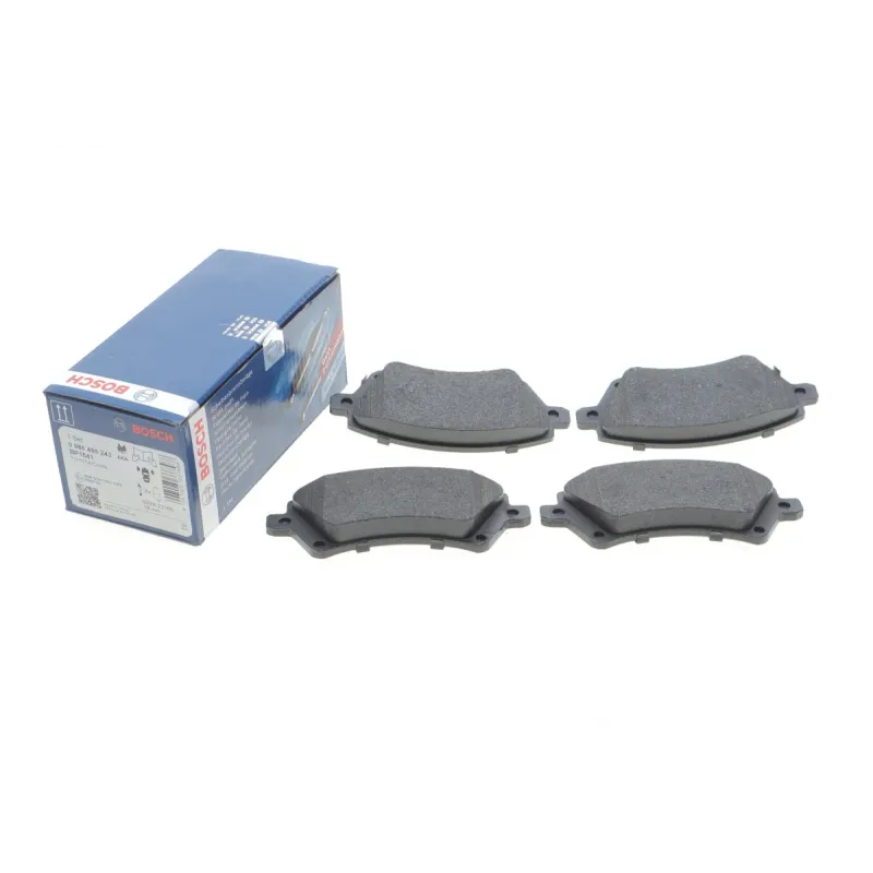 Колодки гальмівні передні BOSCH 0 986 495 243 для Toyota Corolla Altis 2002-2007, 131.7x57.3 мм