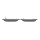 Колодки гальмівні передні BOSCH 0 986 495 243 для Toyota Corolla Altis 2002-2007, 131.7x57.3 мм