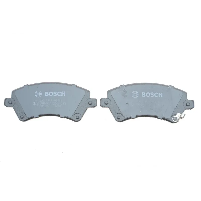 Колодки гальмівні передні BOSCH 0 986 495 243 для Toyota Corolla Altis 2002-2007, 131.7x57.3 мм