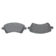 Колодки гальмівні передні BOSCH 0 986 495 243 для Toyota Corolla Altis 2002-2007, 131.7x57.3 мм