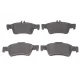 Колодки гальмівні задні BOSCH 0 986 495 248 для Mercedes-Benz E-Class W211/W212, CLS C218, S-Class W220/W221, 141.3x59.8 мм