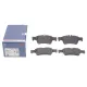 Колодки гальмівні задні BOSCH 0 986 495 248 для Mercedes-Benz E-Class W211/W212, CLS C218, S-Class W220/W221, 141.3x59.8 мм