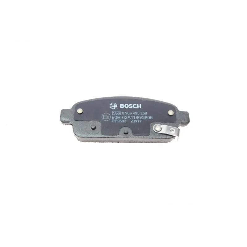 Колодки гальмівні задні BOSCH 0 986 495 259 для Chevrolet Cruze, Opel Astra J, R16