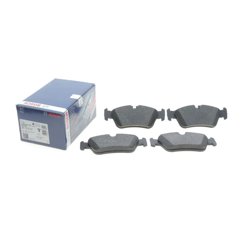 Колодки гальмівні передні BOSCH 0 986 495 276 для BMW 1 (E87) 120i, 3 (E90) 320i 149x57.4 мм