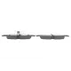 Колодки гальмівні передні BOSCH 0 986 495 276 для BMW 1 (E87) 120i, 3 (E90) 320i 149x57.4 мм