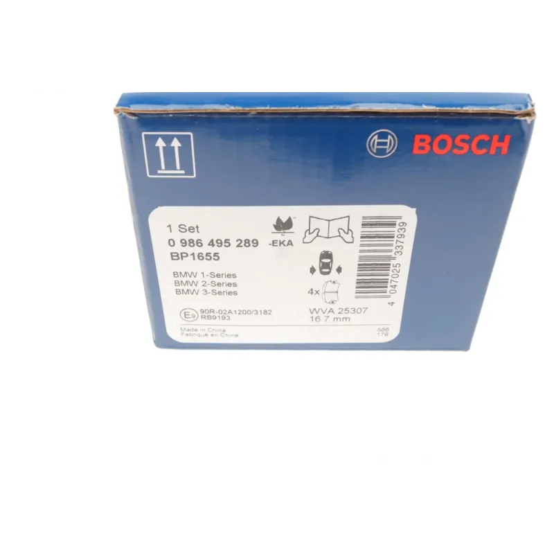 Колодки гальмівні (задні) BMW 1 (F20-21)/2 (F22-23/F45)/3 (F30/F34/F80) 11- B47/B48//N13/N20/N47 замінено на 0 986 494 554