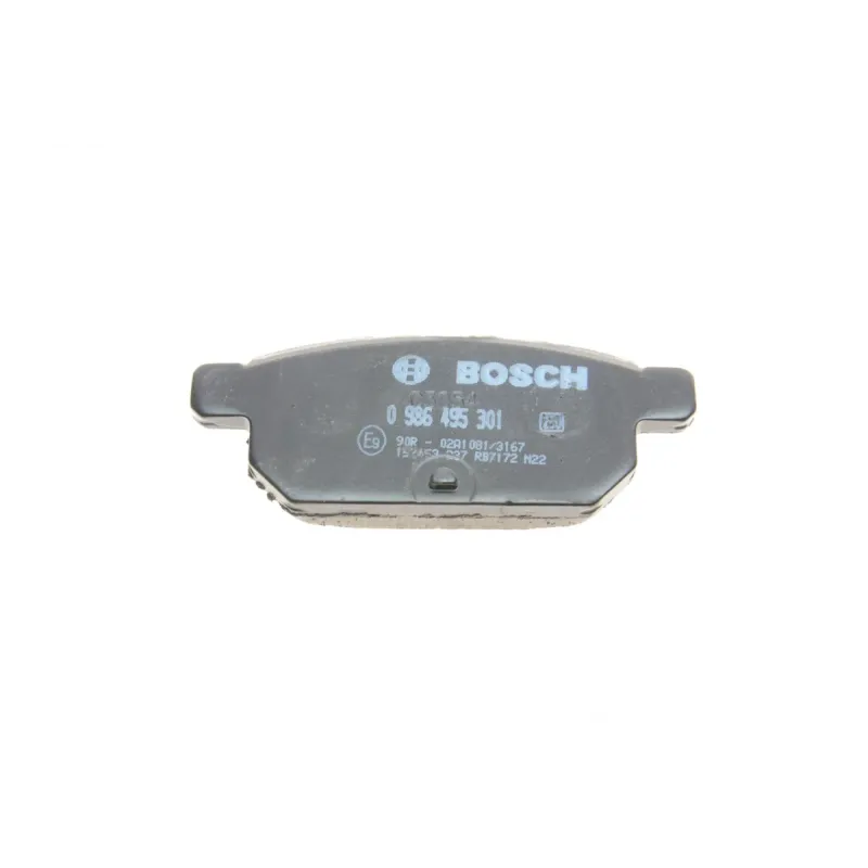 Колодки гальмівні задні BOSCH 0 986 495 301 для Suzuki Vitara III, SX4, Swift IV 2010- 40.2x98.6x14.4 мм