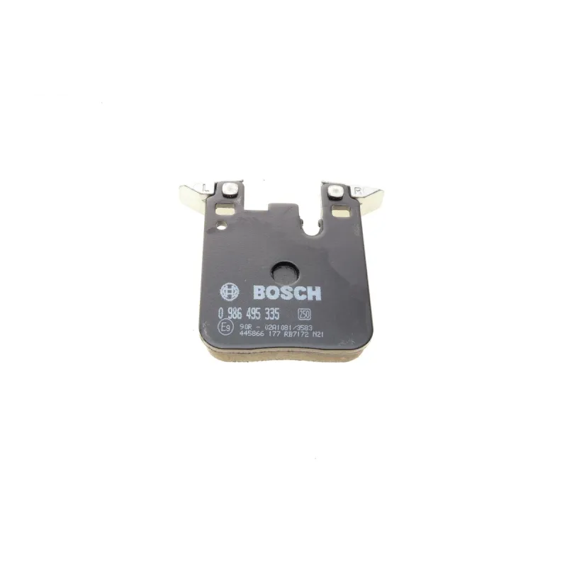 Колодки гальмівні задні BOSCH 0 986 495 335 для BMW 1 (F20/F21), 3 (F30/F31/F34) 2011- 88.4x71.8x15.7 мм