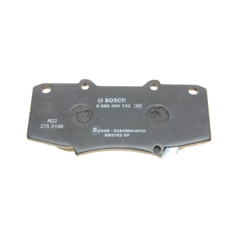 Колодки гальмівні передні BOSCH 0 986 495 352 для Toyota Hilux 2.5-4.0 D-4D 2004-, 143.4x67.8x16.7 мм
