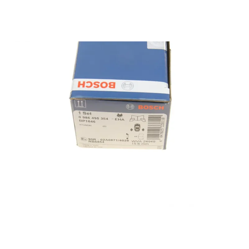 Колодки гальмівні задні BOSCH 0 986 495 354 для Hyundai i20, Kia Ceed, Sportage 1.1-3.3 2005-