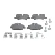 Колодки гальмівні задні BOSCH 0 986 495 400 для Mini Cooper F55/F56/F57 2013- 16.6 мм
