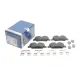 Колодки гальмівні задні BOSCH 0 986 495 400 для Mini Cooper F55/F56/F57 2013- 16.6 мм