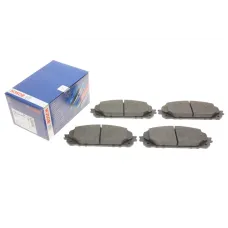 Колодки гальмівні передні BOSCH 0 986 495 404 для Jeep Cherokee KL 2013-, 167x62.2x17.5 мм