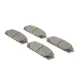 Колодки гальмівні передні BOSCH 0 986 495 404 для Jeep Cherokee KL 2013-, 167x62.2x17.5 мм