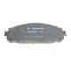 Колодки гальмівні передні BOSCH 0 986 495 404 для Jeep Cherokee KL 2013-, 167x62.2x17.5 мм