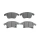 Колодки гальмівні передні BOSCH 0 986 495 407 для Ford Galaxy, Mondeo V, Fusion 155.2x66.7 мм