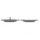 Колодки гальмівні передні BOSCH 0 986 495 407 для Ford Galaxy, Mondeo V, Fusion 155.2x66.7 мм