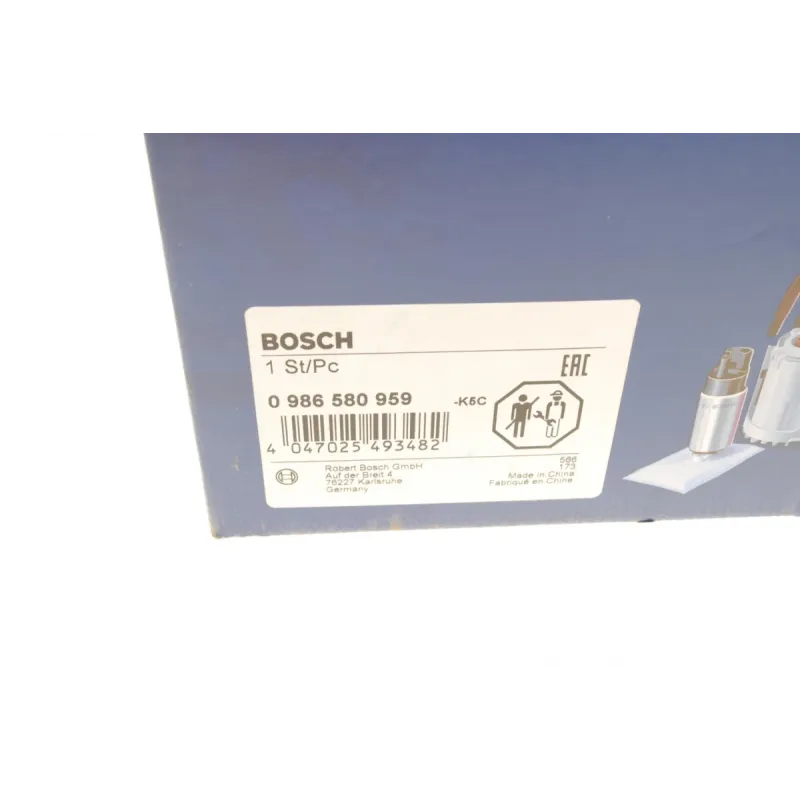 Насос паливний BOSCH 0 986 580 959 для Citroen C4/C5, Peugeot 307 (1.4-2.0) 2004-2011