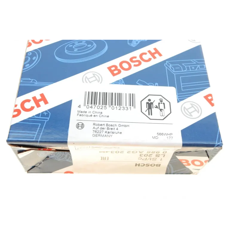 Лямбда-зонд BOSCH 0 986 AG2 203 для Nissan Micra, Note, Tiida 1.5-1.8 2004-