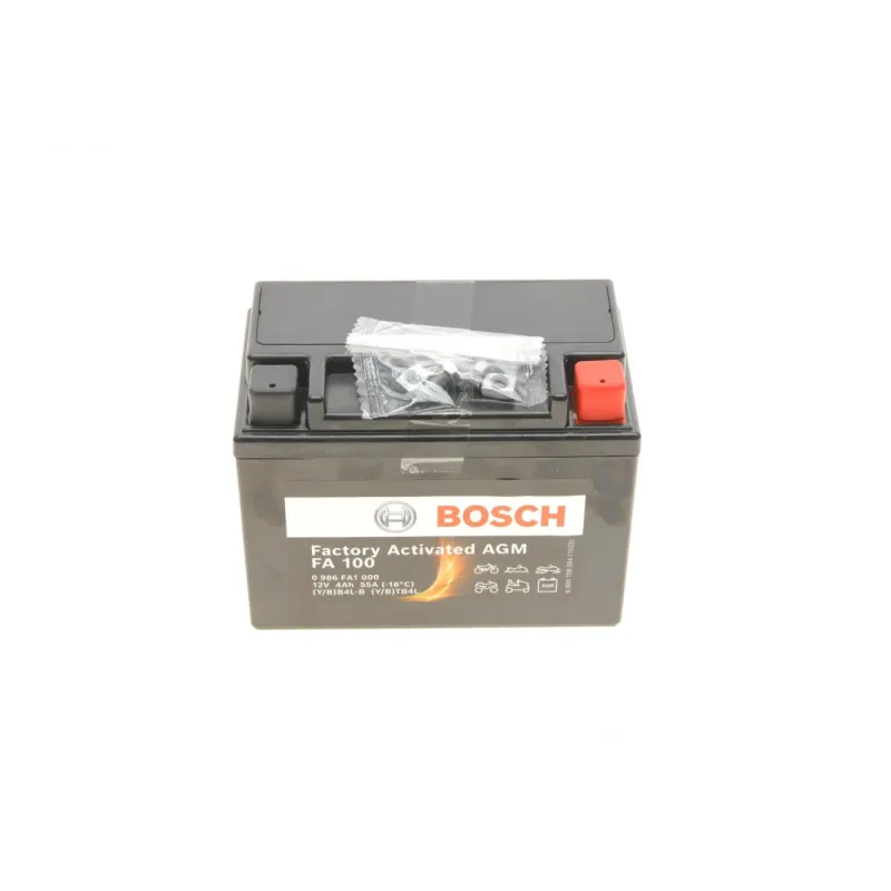 Акумулятор AGM BOSCH 0 986 FA1 000 (12V, 4Ah, 55A) для мотоциклів Aprilia, 120x70x92 мм
