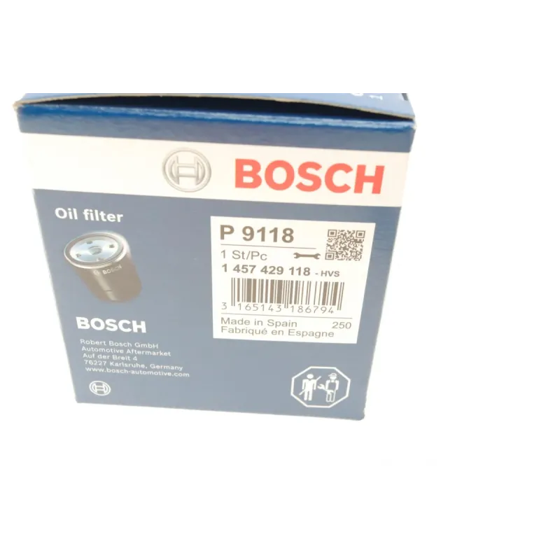 Фільтр масляний BOSCH 1 457 429 118 для BMW 3 (E46) 330d, 5 (E39) 530d, 7 (E38) 730d, 68x79 мм