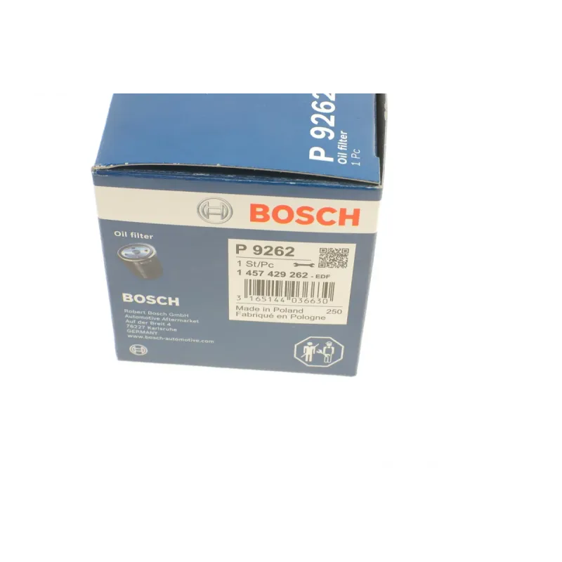 Фільтр масляний BOSCH 1 457 429 262 для BMW 3 (E46/E90) / 5 (E60) 72x80x32 мм