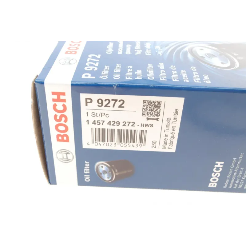 Фільтр масляний BOSCH 1 457 429 272 для Mercedes-Benz A-Class W168 1998-2005 (дизель)