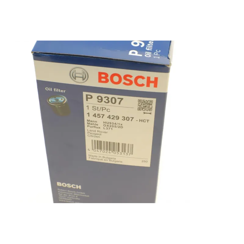 Фільтр масляний BOSCH 1 457 429 307 для Citroen C5, Peugeot 407 2.7HDI 2005-