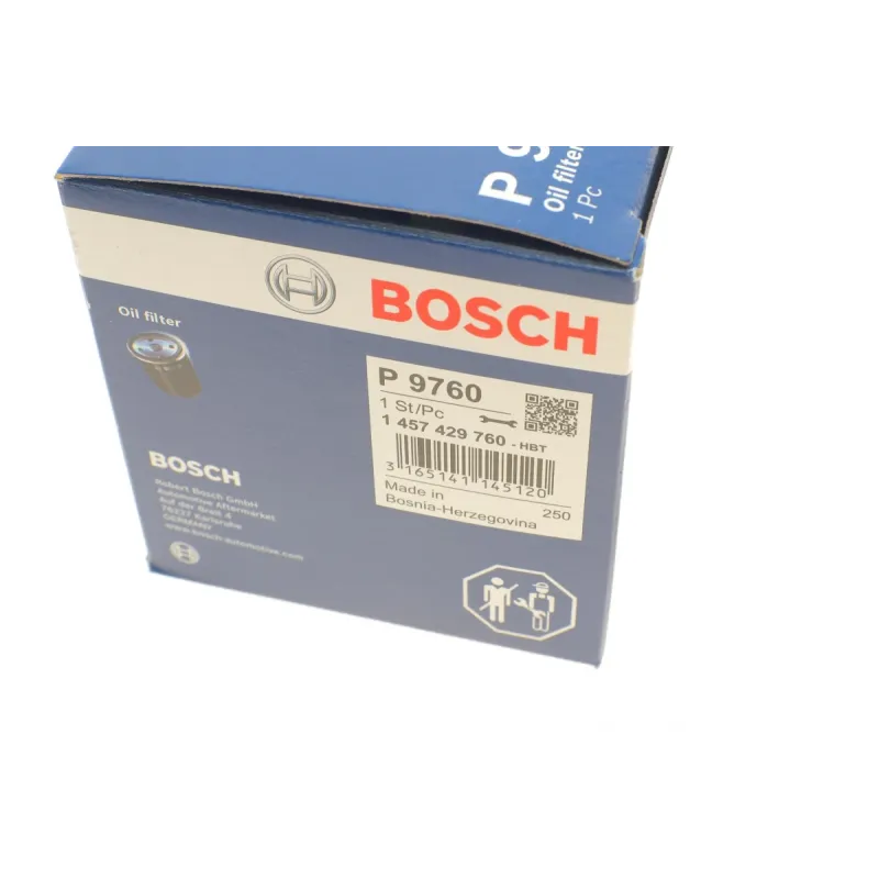 Фільтр масляний BOSCH 1 457 429 760 для BMW 3 (E30/E36) 1.6/1.8i, 5 (E34) 1.8i