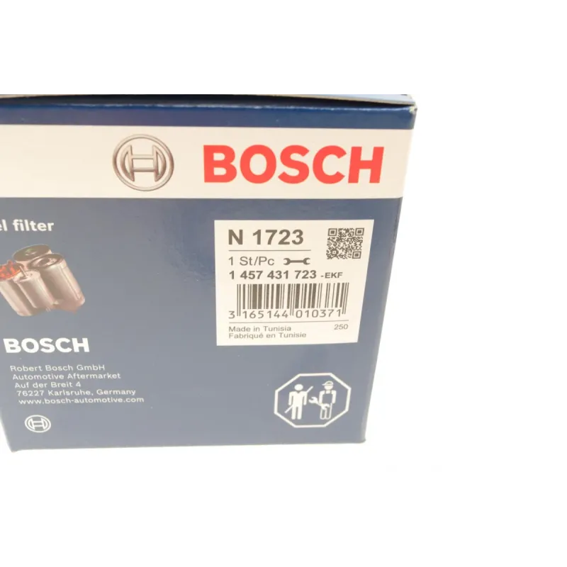 Фільтр паливний BOSCH 1 457 431 723 для Fiat Scudo, Citroen Jumpy, Peugeot Expert 2.0JTD/HDI 2007-, діаметр 91 мм