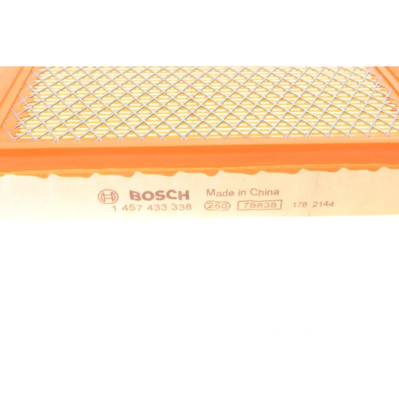 Фільтр повітряний BOSCH 1 457 433 338 для Chrysler PT Cruiser 1.6/2.0/2.4 (2000-2010), 255x190x38 мм