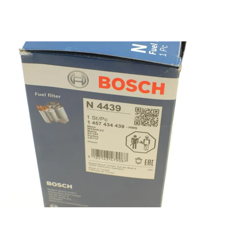 Фільтр паливний BOSCH 1 457 434 439 для Nissan Pathfinder, Patrol, Almera Tino 1.7-3.2D
