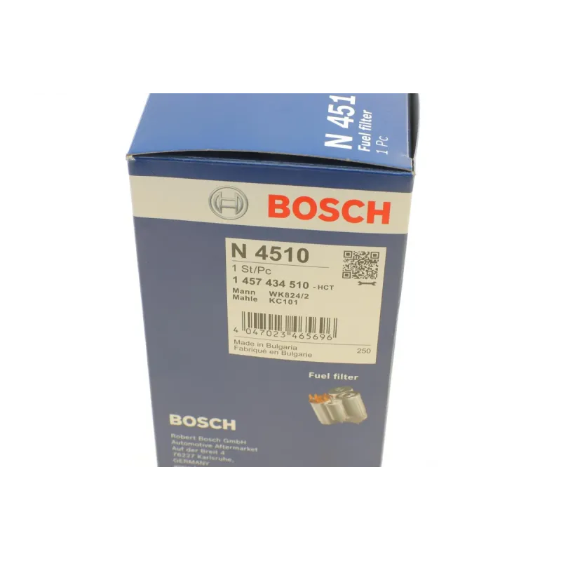 Фільтр паливний BOSCH 1 457 434 510 для Hyundai Accent, Kia Sorento, 84 мм
