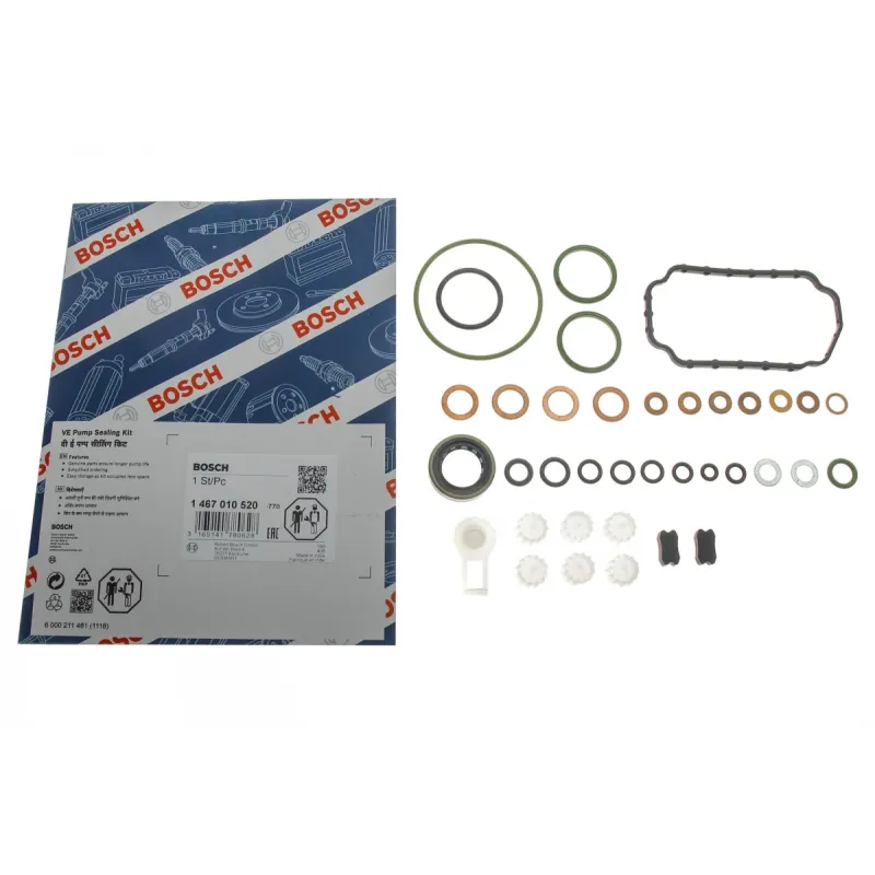 Ремкомплект ПНВТ BOSCH 1 467 010 520 для Volkswagen T3/T4, Ford Transit 1979-2003 (+ сальник 20x31x7.3 мм)