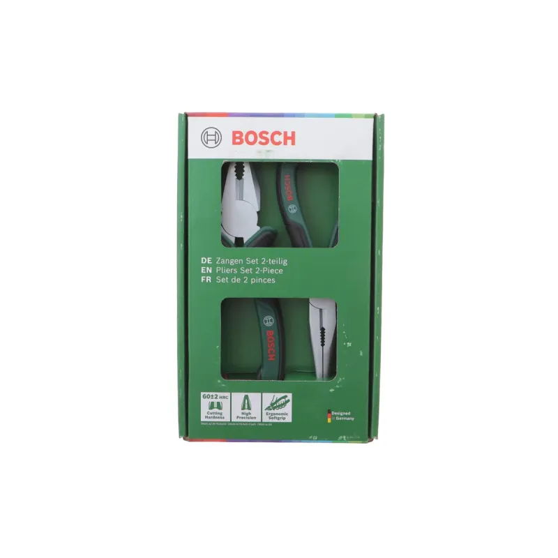 Плоскогубці універсальні BOSCH 1 600 A02 75H, комплект 2 шт.