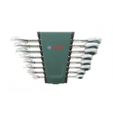 Набір ріжково-накидних ключів з тріскачкою BOSCH 1 600 A02 7PS 9-19 мм 8 од.