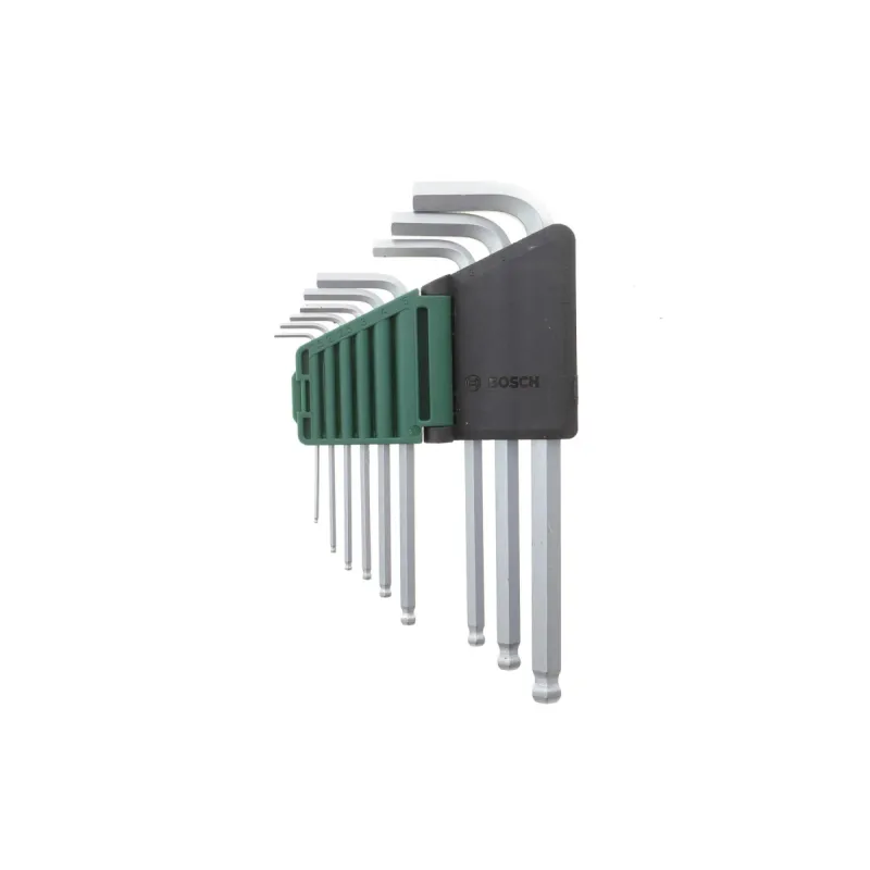 Набір Г-подібних шестигранних ключів BOSCH 1 600 A02 BX9 1.5-10 мм