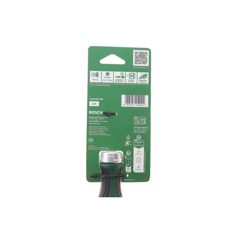 Викрутка з тріскачкою BOSCH 1 600 A02 Z99